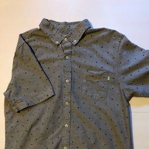 Obey men’s short sleeve button up